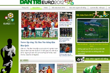 Dân trí ra mắt chuyên mục Euro 2012
