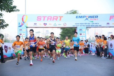 3.000 người chạy bộ vì bệnh nhân ung thư
