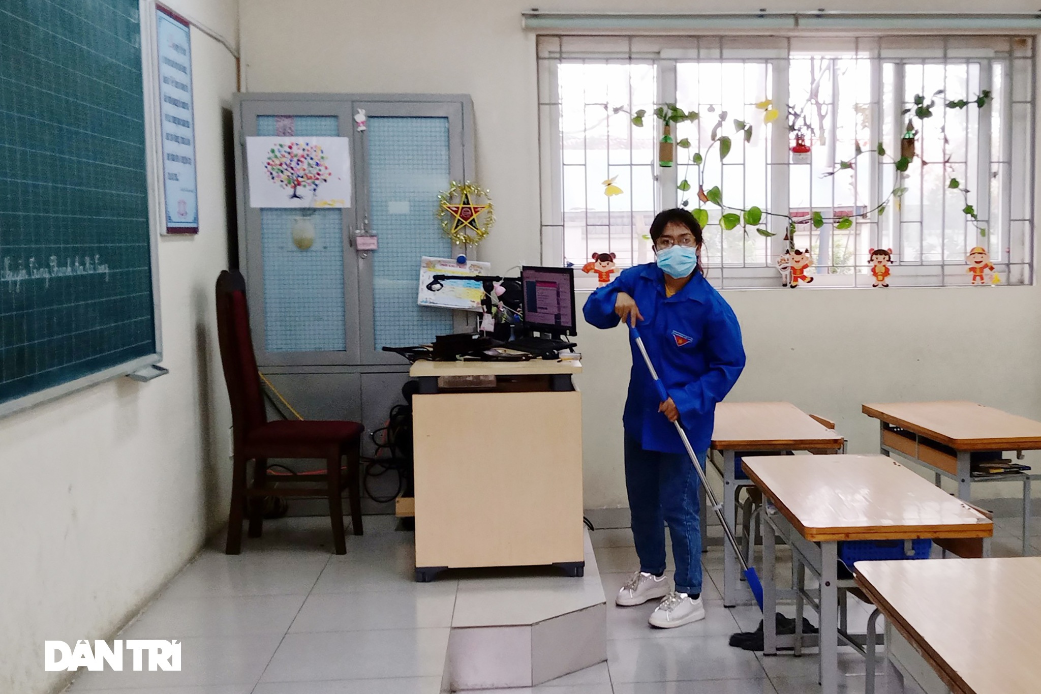 Các trường ở Hà Nội dọn dẹp vệ sinh, sẵn sàng đón học sinh đi học trở lại - 6 Các trường ở Hà Nội dọn dẹp vệ sinh, sẵn sàng đón học sinh đi học trở lại - 6