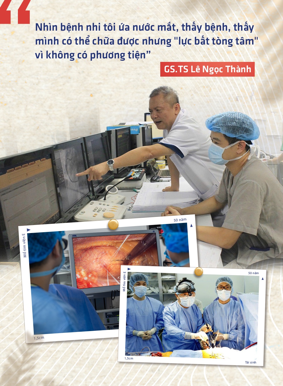 50 năm đi tìm vết mổ 1,5cm tái sinh hàng nghìn trẻ em mang “án tử” - 7 50 năm đi tìm vết mổ 1,5cm tái sinh hàng nghìn trẻ em mang “án tử” - 7