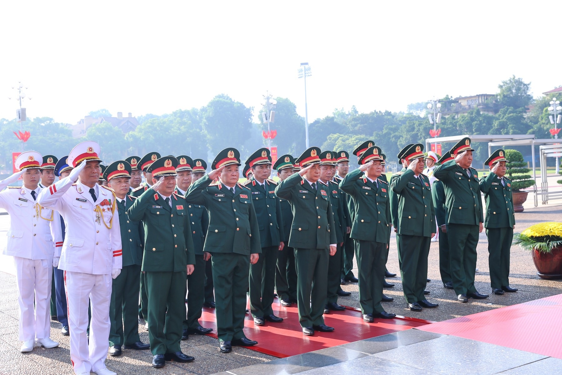 Trang nghiêm Lễ Thượng cờ chào mừng Quốc khánh 2/9 - 13