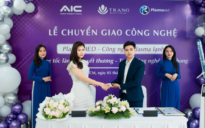 Trang Beauty Center chuyển giao thành công công nghệ Plasma lạnh - PlasmaMED.