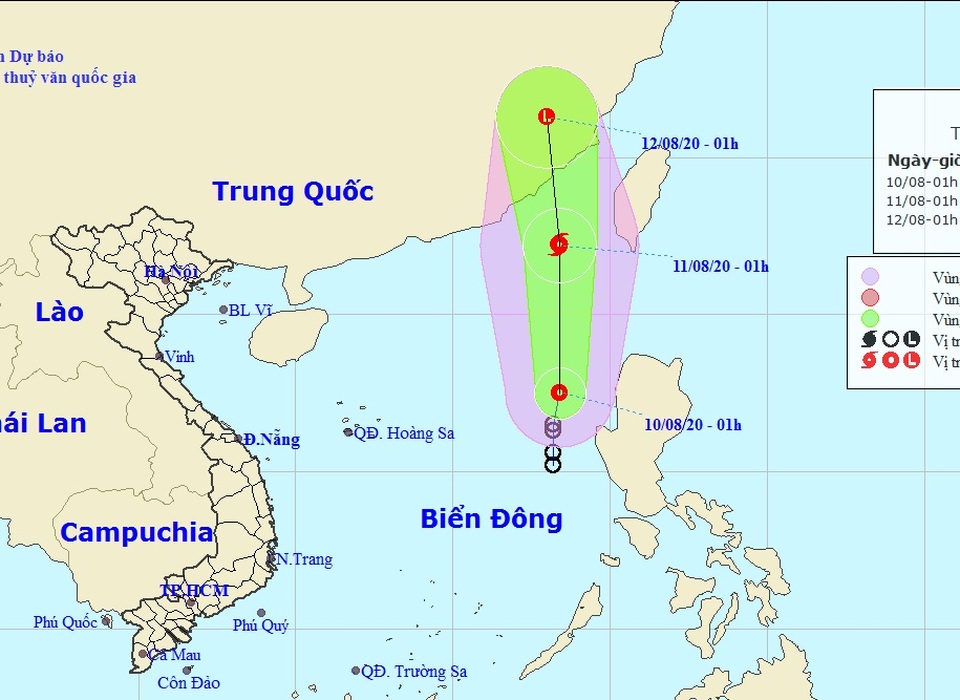 Áp thấp nhiệt đới trên Biển Đông có khả năng mạnh thành bão - 1 Áp thấp nhiệt đới trên Biển Đông có khả năng mạnh thành bão - 1