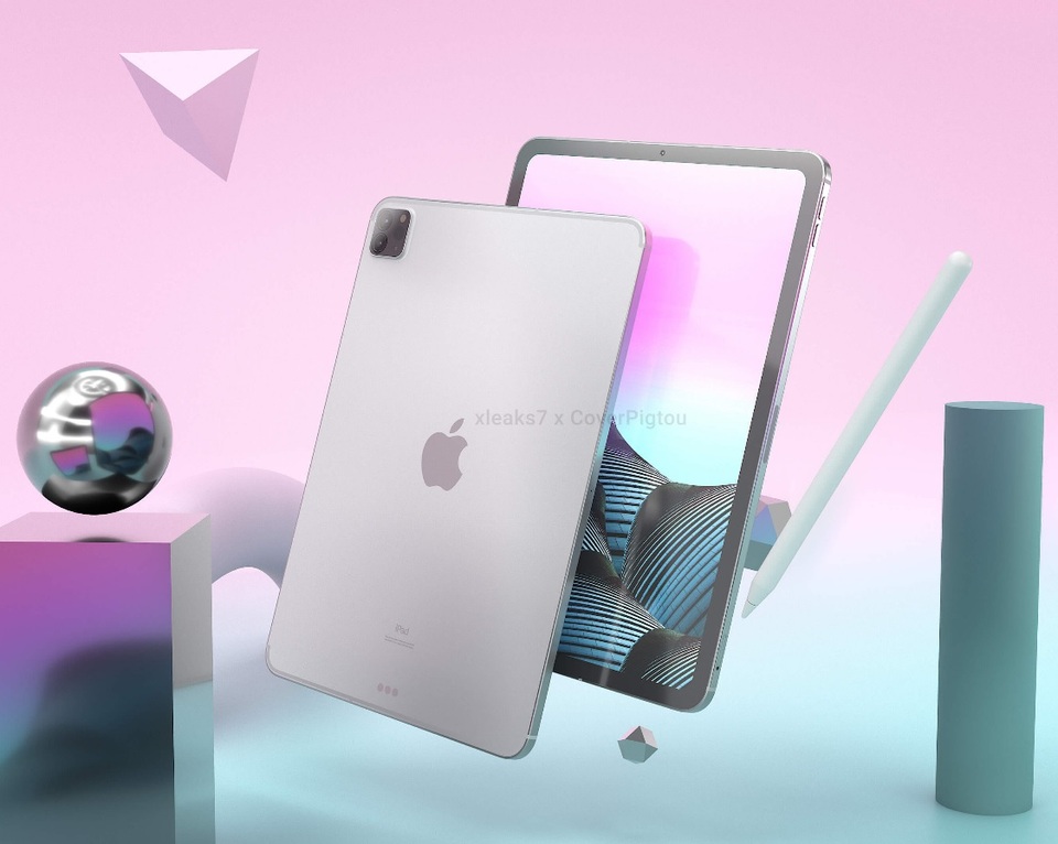 Lộ loạt ảnh cho thấy thiết kế của iPad Pro phiên bản 2021 - 1 Lộ loạt ảnh cho thấy thiết kế của iPad Pro phiên bản 2021 - 1