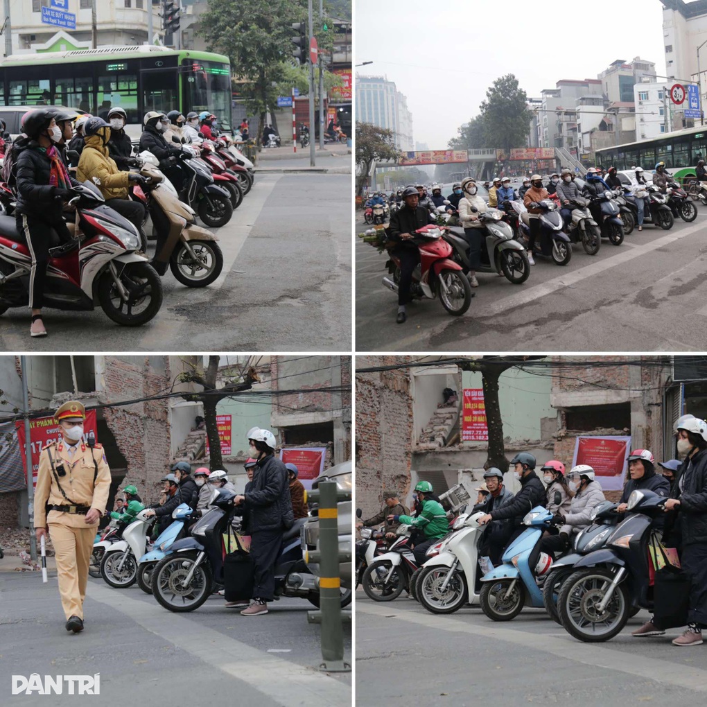 Nhiều người đi xe máy bị tổ công tác đặc biệt ở Hà Nội xử lý vi phạm - 1 Nhiều người đi xe máy bị tổ công tác đặc biệt ở Hà Nội xử lý vi phạm - 1