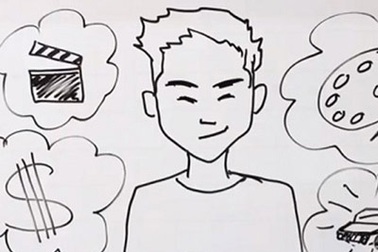 Clip “vẽ” chuyện đời chàng vlogger thu hút 100.000 lượt xem