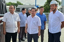 Chủ tịch Cần Thơ thị sát cống trăm tỷ kỳ vọng giúp thành phố thoát ngập