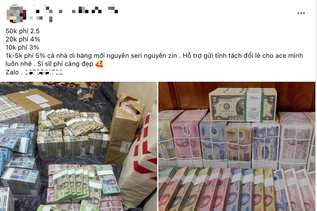 Tiền mới khan hiếm dịp cận Tết, đổi 1 triệu đồng nhận về 900.000 đồng - 1 Tiền mới khan hiếm dịp cận Tết, đổi 1 triệu đồng nhận về 900.000 đồng - 1