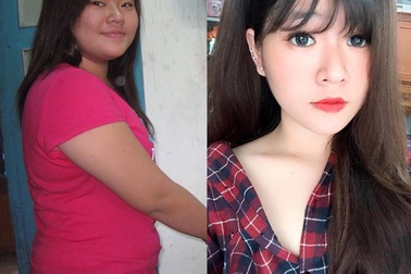 Giảm hơn 40kg, thiếu nữ Tiền Giang "lột xác hóa thiên nga"