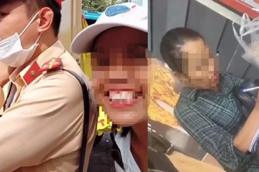 Yêu cầu nữ TikToker dừng tỏ tình "em yêu anh" với CSGT