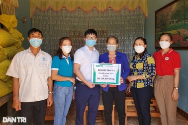 Gần 90 triệu đồng đến với người phụ nữ chăm chồng ung thư, con chạy thận