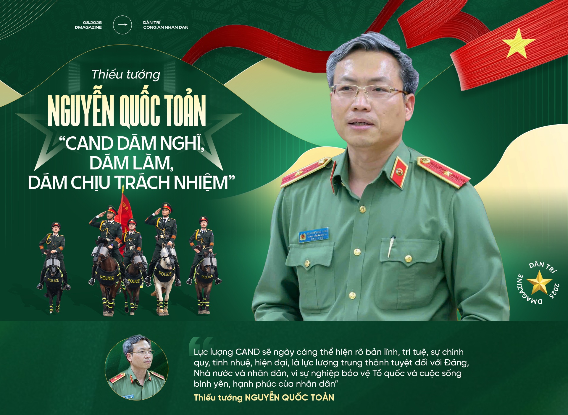 Thiếu tướng Nguyễn Quốc Toản: CAND dám nghĩ, dám làm, dám chịu trách nhiệm