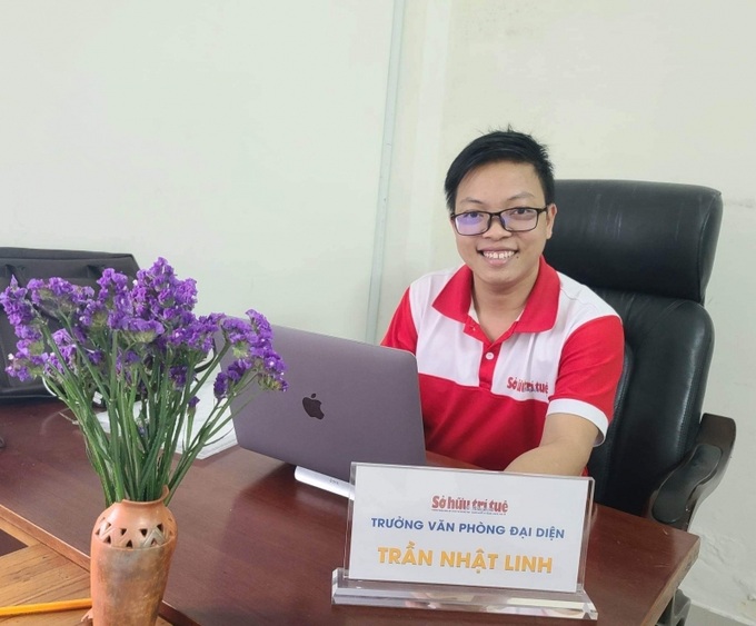 Nhà báo Trần Nhật Linh – TP Nội dung phía Nam Tạp chí Sở hữu Trí tuệ và Sáng tạo.