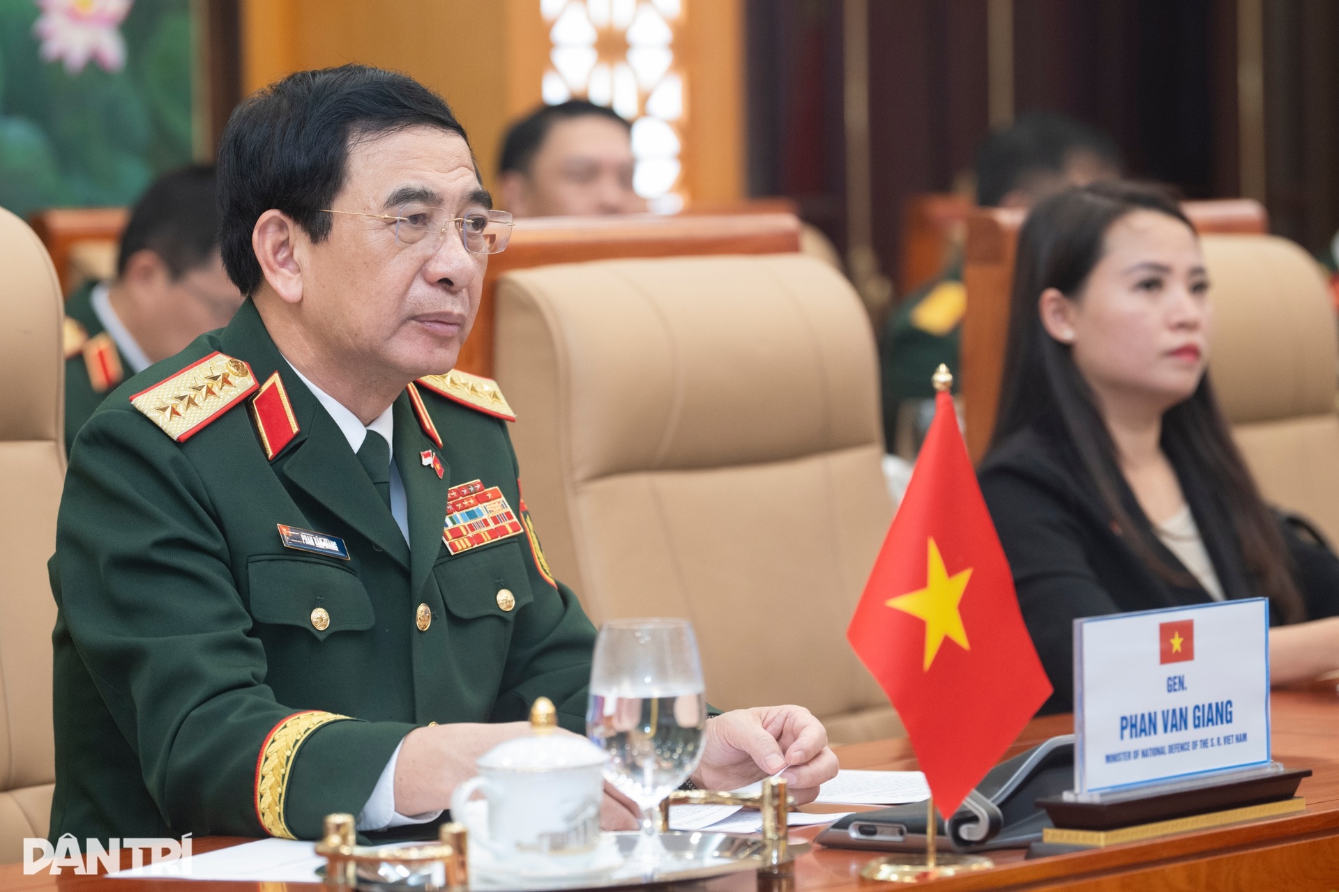 Đại tướng Phan Văn Giang chủ trì lễ đón Bộ trưởng Bộ Quốc phòng Indonesia - 13 Đại tướng Phan Văn Giang chủ trì lễ đón Bộ trưởng Bộ Quốc phòng Indonesia - 13
