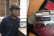 Thanh niên thủ súng ngắn đi bán ma túy cho con nghiện