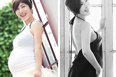 Cựu thành viên nhóm S.E.S khoe bụng bầu