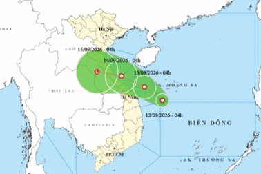 Áp thấp nhiệt đới vừa hình thành, có thể gây mưa lớn trên cả nước
