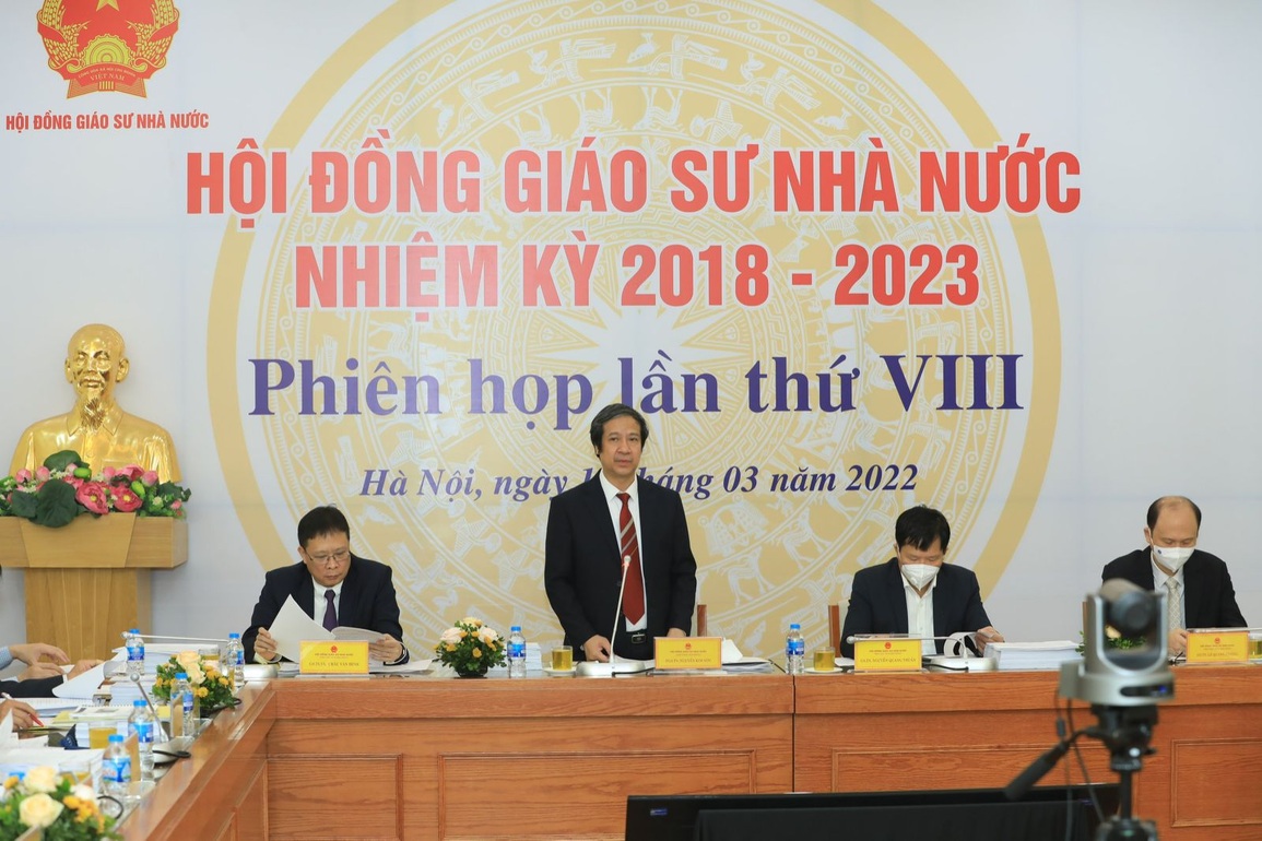 Công bố danh sách 405 người đạt tiêu chuẩn giáo sư, phó giáo sư năm 2021 - 1 Công bố danh sách 405 người đạt tiêu chuẩn giáo sư, phó giáo sư năm 2021 - 1