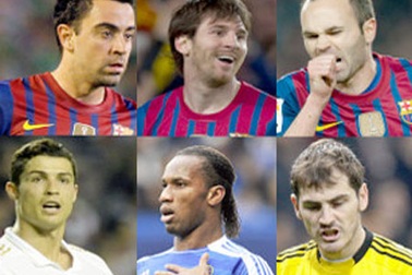 Điểm mặt những ƯCV cho danh hiệu cầu thủ xuất sắc nhất châu Âu