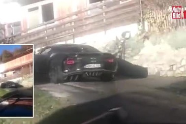 Bugatti Chiron lăn bánh trên đường thử