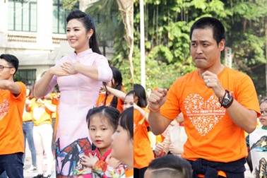 Hoa hậu Ngọc Hân, MC Phan Anh cùng 3.000 bạn trẻ nhảy flashmob lan tỏa “Tử tế”