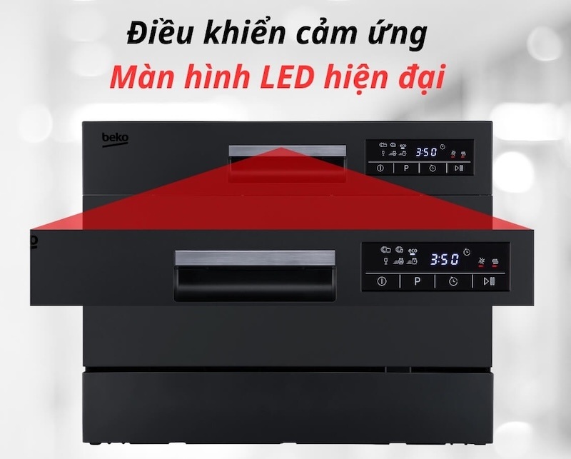 Máy rửa bát Beko DTC36610B cuộc sống tiện nghi chỉ với một nút nhấn