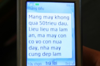 Lãnh đạo công ty than bị “khủng bố” qua điện thoại