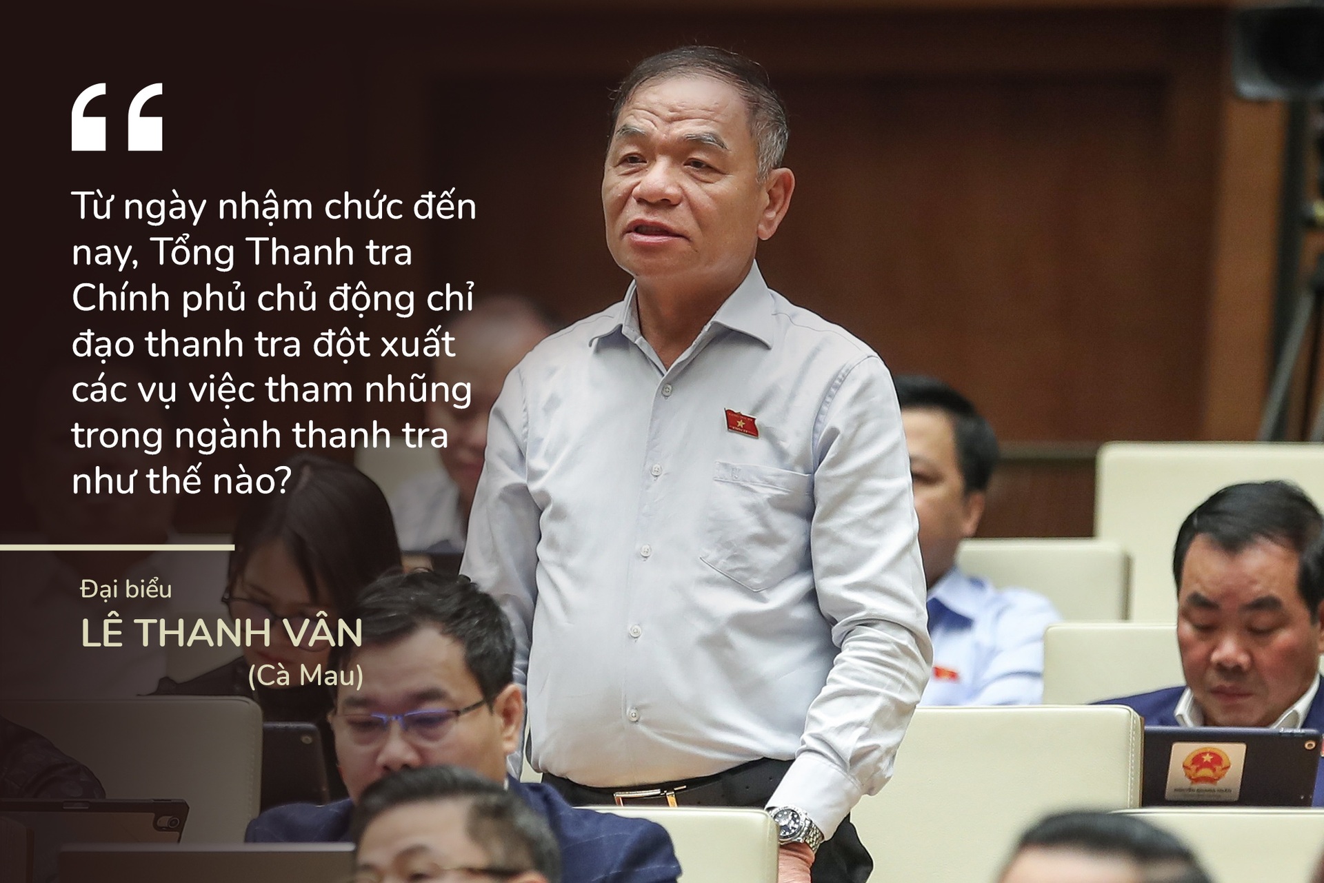 Những phát ngôn làm nóng phiên chất vấn Tổng Thanh tra Chính phủ - 1 Những phát ngôn làm nóng phiên chất vấn Tổng Thanh tra Chính phủ - 1