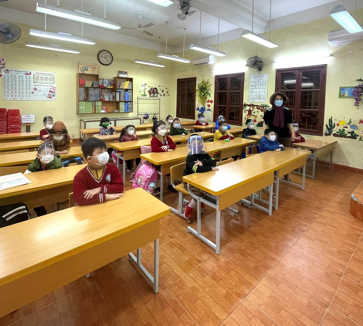 Hải Phòng: Trường mở cửa nhưng số lượng học sinh đến rất ít - 1 Hải Phòng: Trường mở cửa nhưng số lượng học sinh đến rất ít - 1