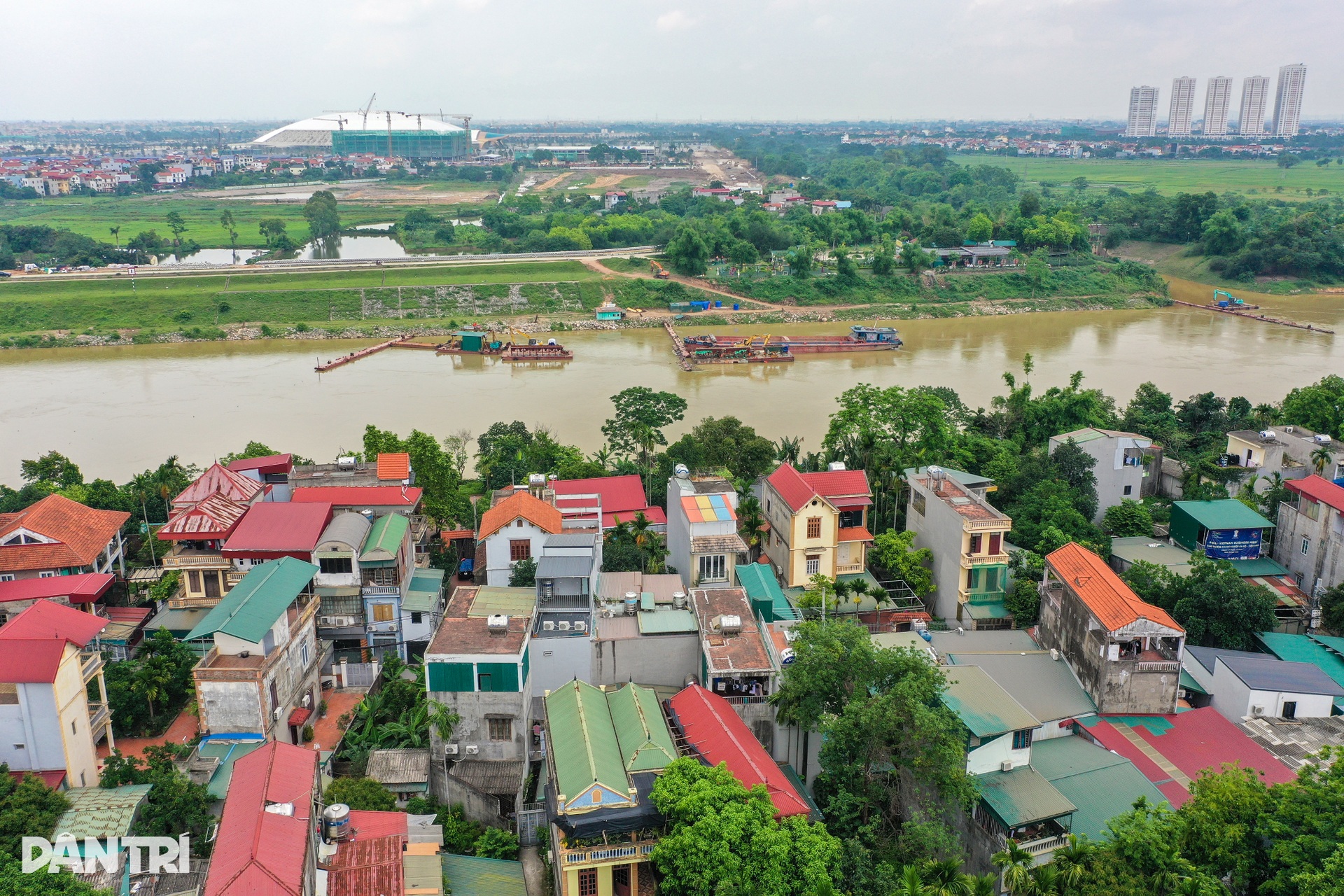 Toàn cảnh khu vực xây cầu Tứ Liên bắc qua sông Hồng và sông Đuống - 10 Toàn cảnh khu vực xây cầu Tứ Liên bắc qua sông Hồng và sông Đuống - 10