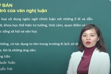 Ôn thi tốt nghiệp THPT môn Ngữ văn: Nghị luận về một tư tưởng đạo lí