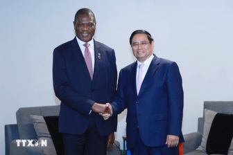 Thủ tướng Phạm Minh Chính tiếp Phó Tổng thống Cộng hòa Nam Phi Paul Mashatile