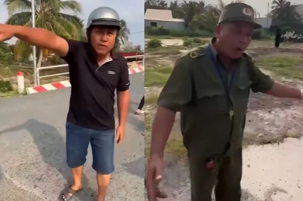 Xôn xao clip người đàn ông bị chặn đường về nhà vì không gửi xe ở chợ - 2 Xôn xao clip người đàn ông bị chặn đường về nhà vì không gửi xe ở chợ - 2