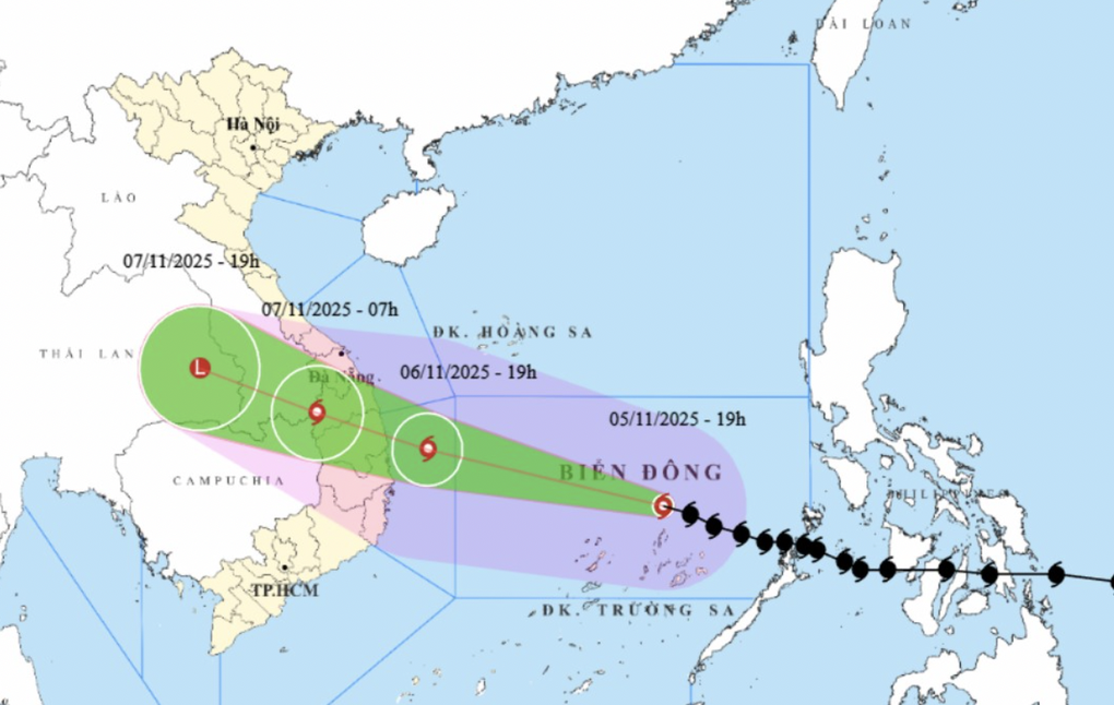 Bão Kalmaegi ảnh hưởng Trung Bộ tối nay, chuyên gia cảnh báo nguy cơ đi kèm - 1 Bão Kalmaegi ảnh hưởng Trung Bộ tối nay, chuyên gia cảnh báo nguy cơ đi kèm - 1