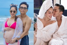 Khánh Thi mang bầu lần 3: Sắp sinh vẫn khoe dáng gợi cảm, ông xã cưng chiều