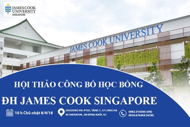 Hội thảo “Công bố và giải đáp Học bổng ĐH James Cook Singapore”