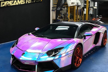 Để Lamborghini Aventador toả sáng mọi nơi mọi lúc