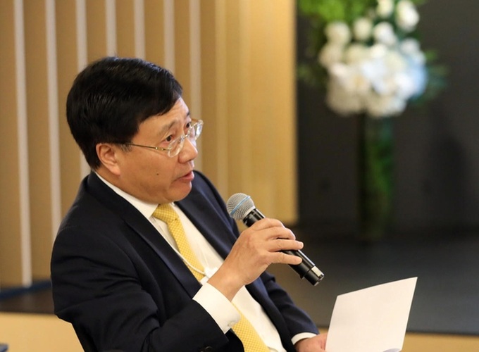 Phó Thủ tướng Phạm Bình Minh dự và phát biểu tại Hội nghị về Tác động của phát triển bền vững do WEF tổ chức nhân Tuần lễ cấp cao Đại hội đồng Liên Hợp Quốc khoá 77