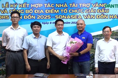 Lễ ký kết hợp tác, công bố địa điểm tổ chức Aqua Warriors Vân Đồn 2025