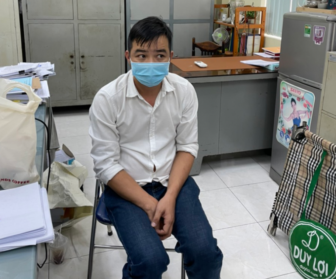 Bị can Phạm Vũ Phong tại cơ quan điều tra