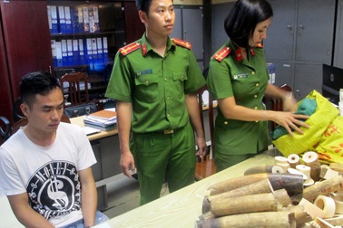 Hà Nội: Thu giữ gần 200kg vật phẩm nghi ngà voi