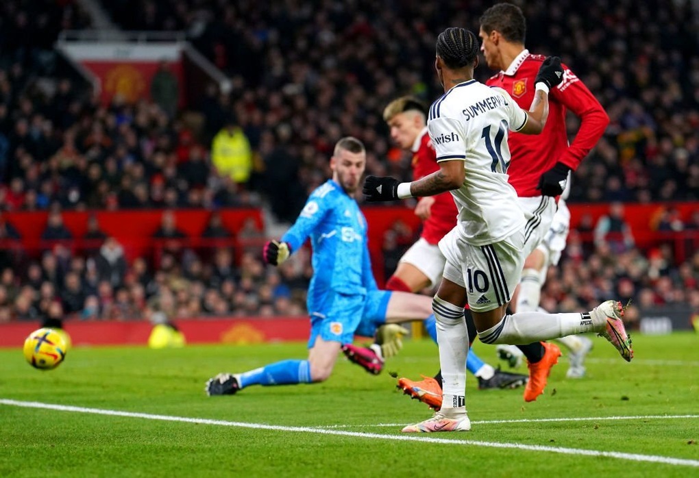 Rashford, Sancho lập công, Man Utd vất vả thoát thua trước Leeds - 2 Rashford, Sancho lập công, Man Utd vất vả thoát thua trước Leeds - 2