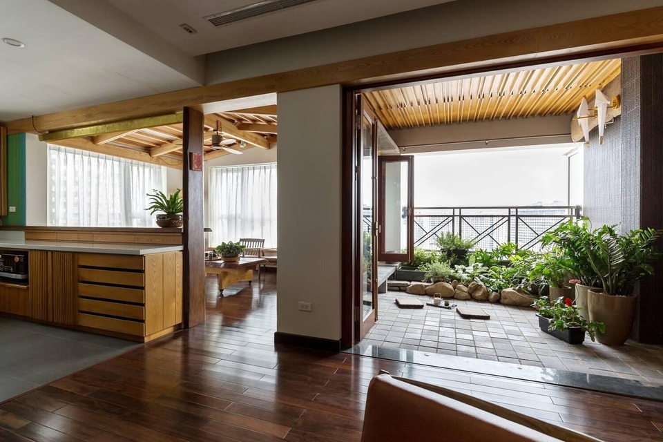 Căn chung cư ở Hà Nội ngập cây xanh như nhà vườn nghỉ dưỡng trên không - 1 Căn chung cư ở Hà Nội ngập cây xanh như nhà vườn nghỉ dưỡng trên không - 1
