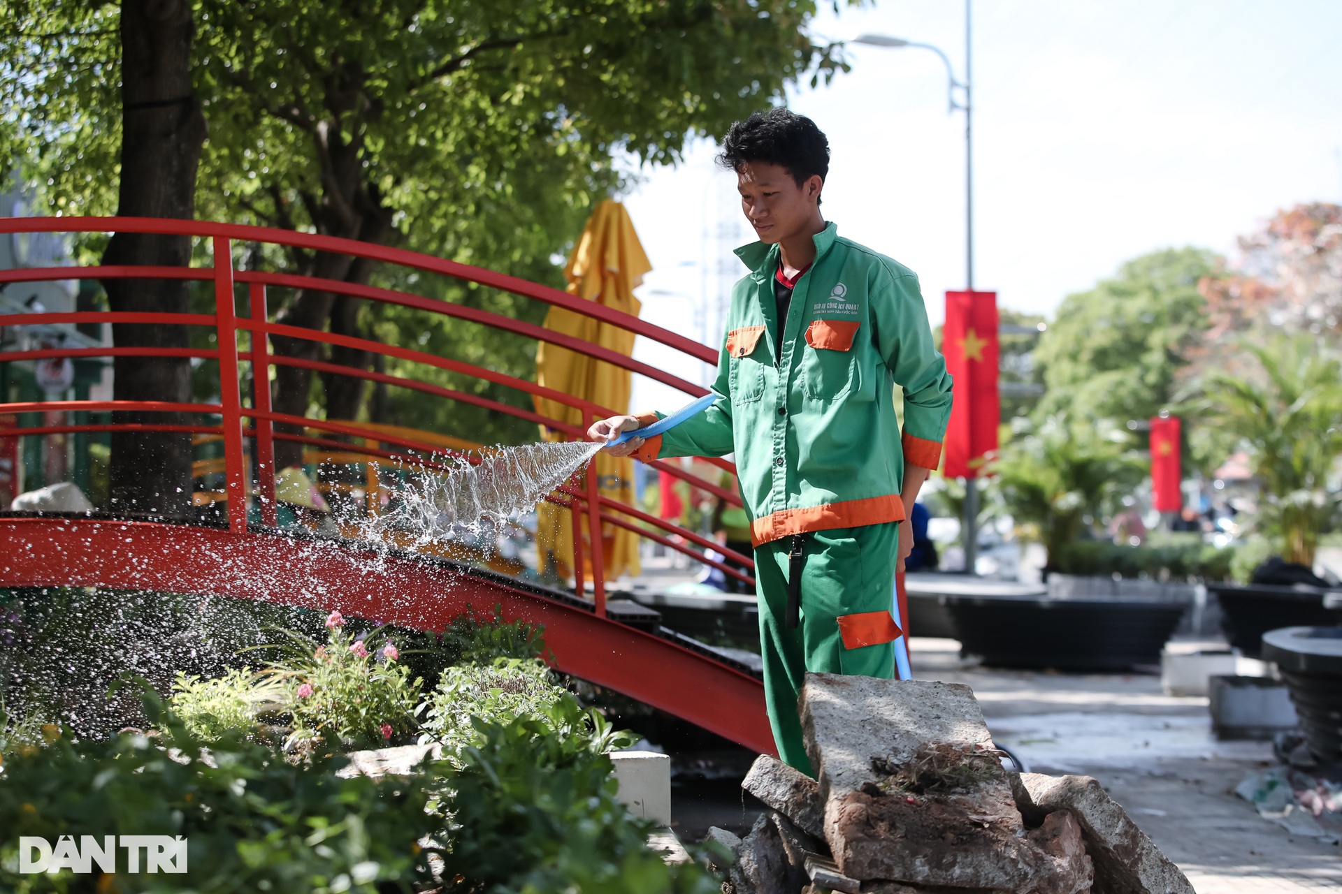 Đường sách với biểu tượng hoa hướng dương trước ngày mở cửa - 12 Đường sách với biểu tượng hoa hướng dương trước ngày mở cửa - 12
