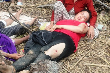 Vĩnh Long: Cản trở thi công, ba phụ nữ bị thương