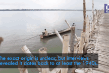 Độc đáo cây cầu dài 1km làm từ 50.000 khúc tre, đủ khỏe để xe tải đi qua