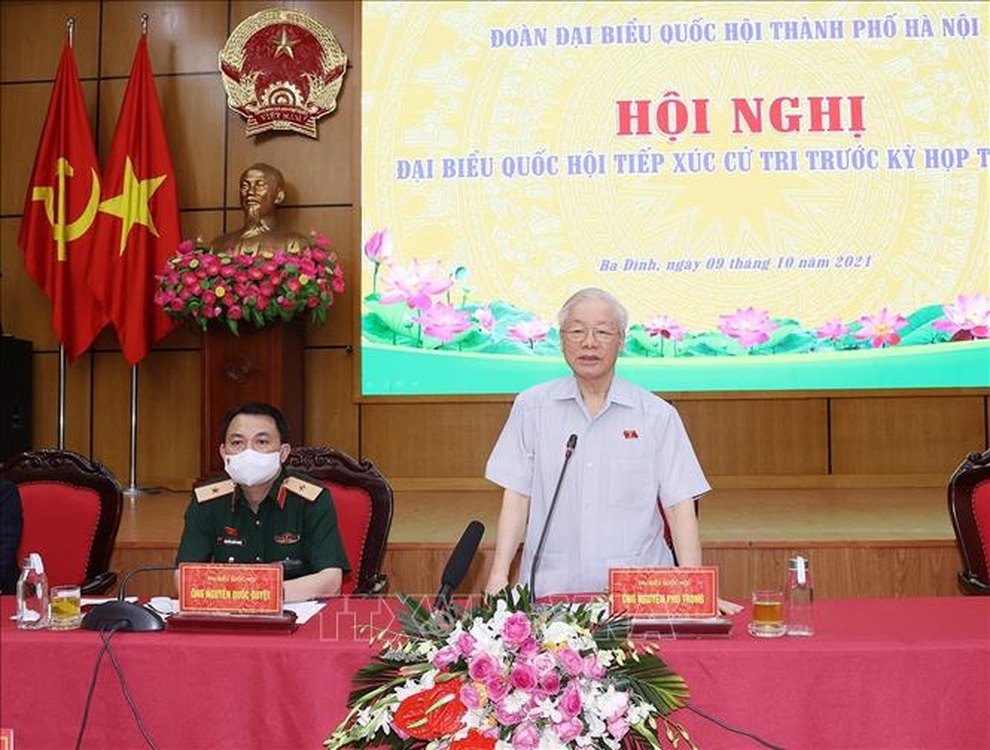 Tổng Bí thư: Đất nước bình yên mới có điều kiện phát triển kinh tế - 1 Tổng Bí thư: Đất nước bình yên mới có điều kiện phát triển kinh tế - 1