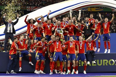 Tây Ban Nha chiếm hơn nửa đội hình tiêu biểu Euro 2024 của UEFA