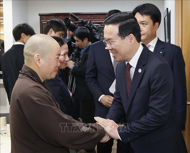 Chủ tịch nước thăm Đại sứ quán và gặp gỡ đại diện các thế hệ người Việt Nam tại Nhật Bản - 2