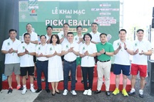 Khai mạc giải pickleball "Dân trí 20 năm - Rực rỡ ngày mới"